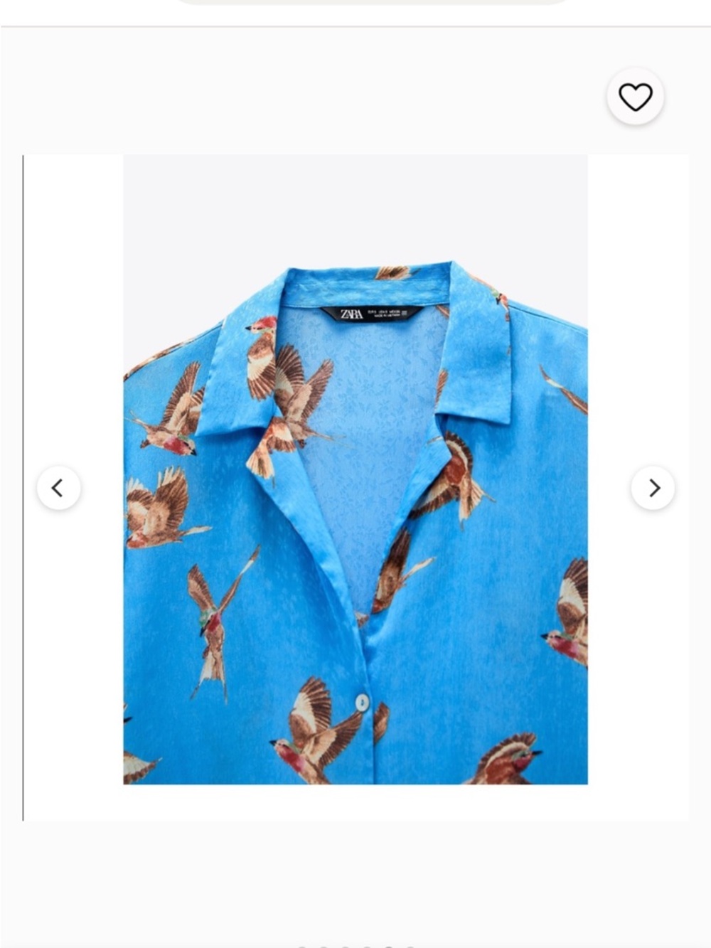 ZARA MATCHING SET Printed Oversized Shirt/Dress and paper bag shorts - Picture 5 of 11